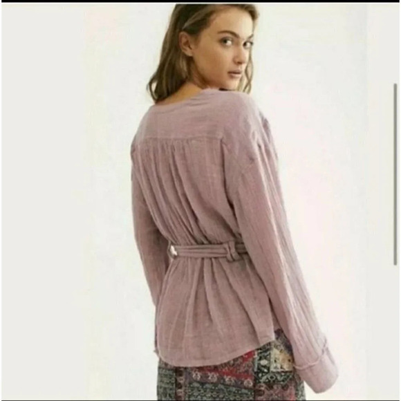 Free People Safari Wrap Top Women's Size M. - Picture 5 of 8